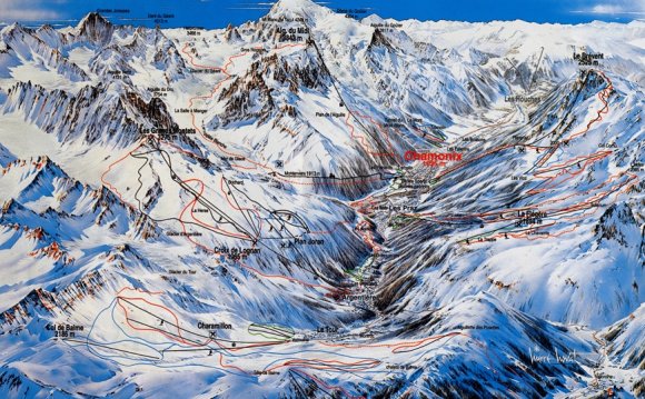 Chamonix Piste Map