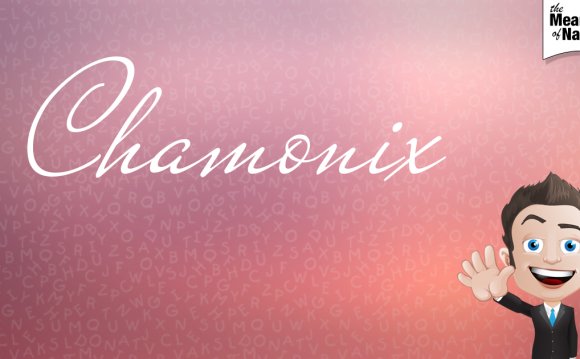 Name poster for Chamonix