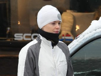 Elin Nordegren, Tiger Woods' wife, is pictured out and about in Chamany, a high-end French ski resort, before New Year's Eve.