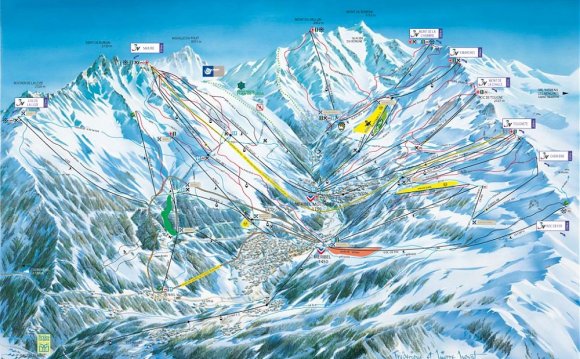 Ski resorts in France