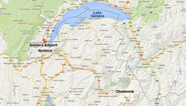 Geneva Chamonix Map