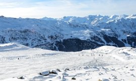 Meribel, a ski resort in the French Alps