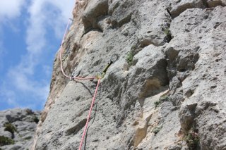 Sport climbing in Chamonix Mont Blanc with Peak Transfer
