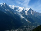 Mont Blanc from Chamonix