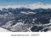 Ski resort in the Alps