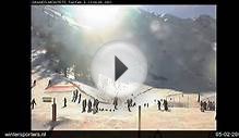 Chamonix Grands Montets webcam time lapse 2010-2011